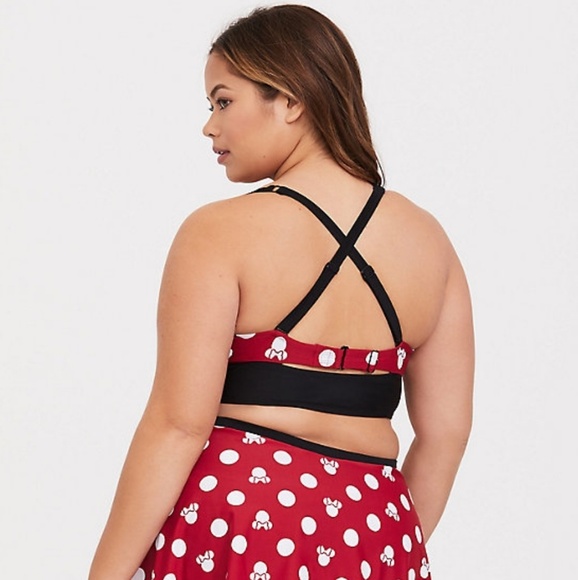 Torrid Minnie Mouse swim top size 1 NWT ๐๐๐๐๐งก - Picture 2 of 7